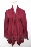 画像1: axes femme / UVカットトッパーカーデ F ワイン Y-25-11-06-038-AX-TO-SZ-ZY (1)