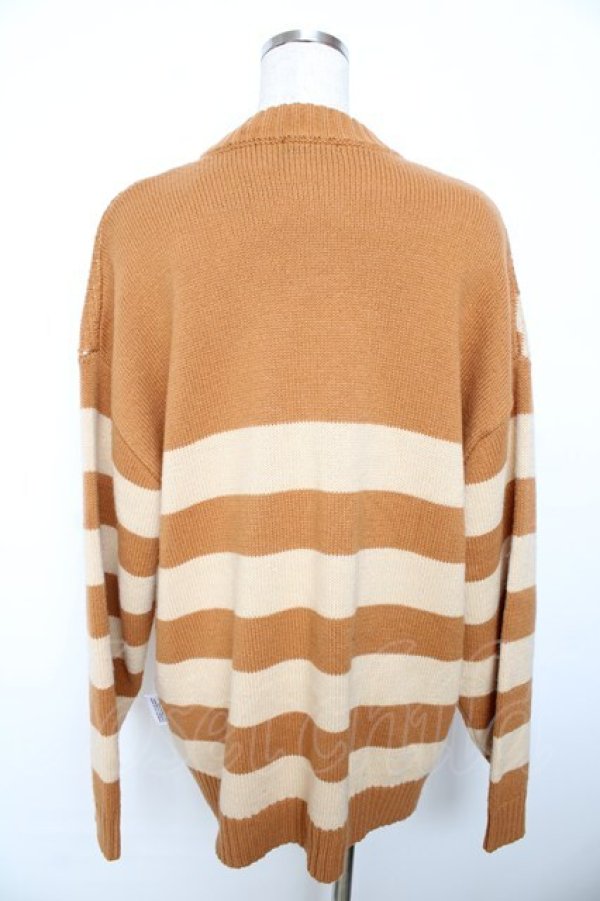 画像2: Candy Stripper / GIZMO BORDER KNIT グレムリンニット 2 ブラウン Y-25-11-06-040-PU-TO-SZ-ZY (2)