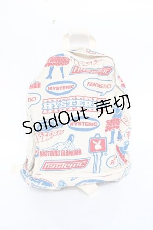 画像: HYSTERIC GLAMOUR / 総柄2WAYミニリュック&ポーチ  ベージュ Y-25-11-09-036-PU-BG-SZ-ZY