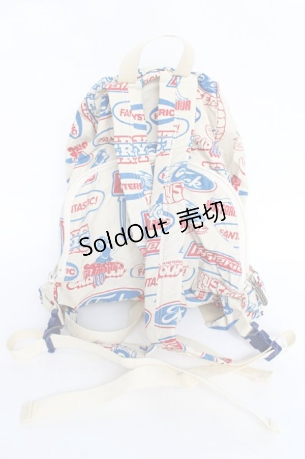 画像3: HYSTERIC GLAMOUR / 総柄2WAYミニリュック&ポーチ  ベージュ Y-25-11-09-036-PU-BG-SZ-ZY (3)