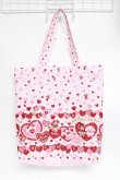 画像1: BABY,THE STARS SHINE BRIGHT / くみゃちゃんのSweet Baby Love Heart柄トートバッグ  ピンク Y-25-11-09-038-BA-BG-SZ-ZY (1)