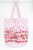 画像2: BABY,THE STARS SHINE BRIGHT / くみゃちゃんのSweet Baby Love Heart柄トートバッグ  ピンク Y-25-11-09-038-BA-BG-SZ-ZY (2)