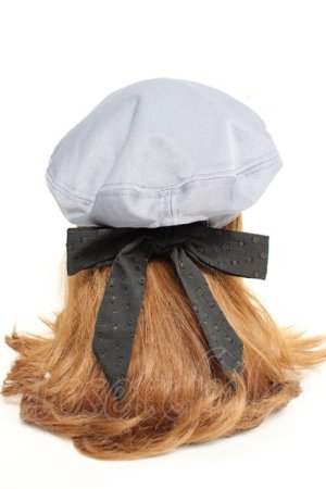 画像: axes femme POETIQUE / バックリボンベレー帽   Y-25-11-09-041-AX-AC-SZ-ZY