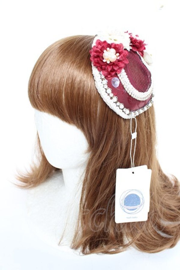 画像1: Hoshibako Works / 小さな妖精さん2.0 カクテルハット (ハート)  赤 Y-25-11-09-043-LO-AC-SZ-ZY (1)