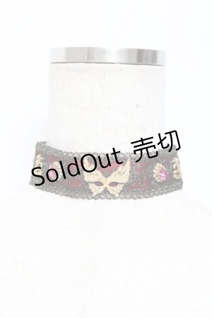 画像: GOTH / バタフライビーズチョーカー   Y-25-11-09-005-GO-AC-SZ-ZY