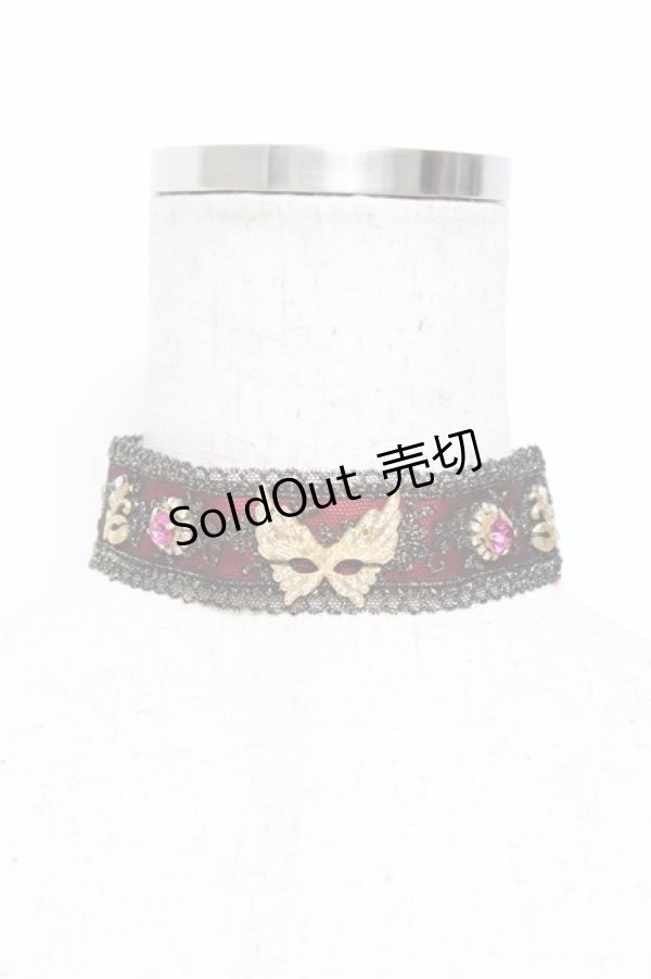 画像1: GOTH / バタフライビーズチョーカー   Y-25-11-09-005-GO-AC-SZ-ZY (1)