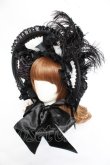 画像1: Triple fortune / ドールボンネット  黒 Y-25-11-09-046-EL-AC-SZ-ZY (1)