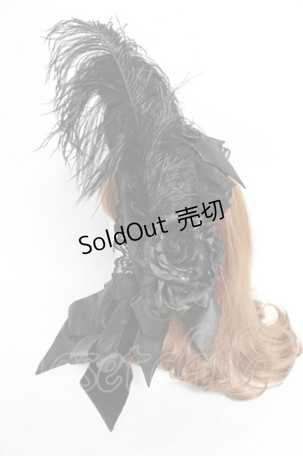 画像2: Triple fortune / ドールボンネット  黒 Y-25-11-09-046-EL-AC-SZ-ZY (2)