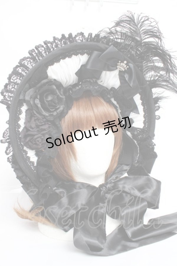 画像6: Triple fortune / ドールボンネット  黒 Y-25-11-09-046-EL-AC-SZ-ZY (6)