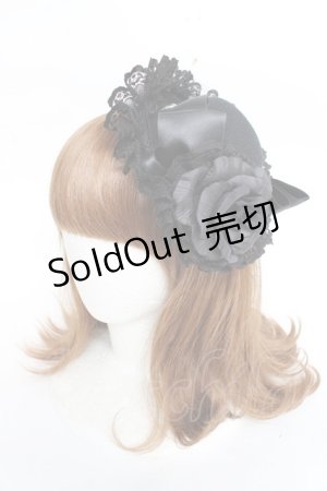 画像: Estrellas / オリジナルミニハット  黒 Y-25-11-09-047-EL-AC-SZ-ZY