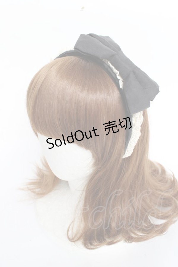 画像1: Hoshibako Works / すずらんのしおりカチューシャ  黒 Y-25-11-09-055-LO-AC-SZ-ZT487 (1)