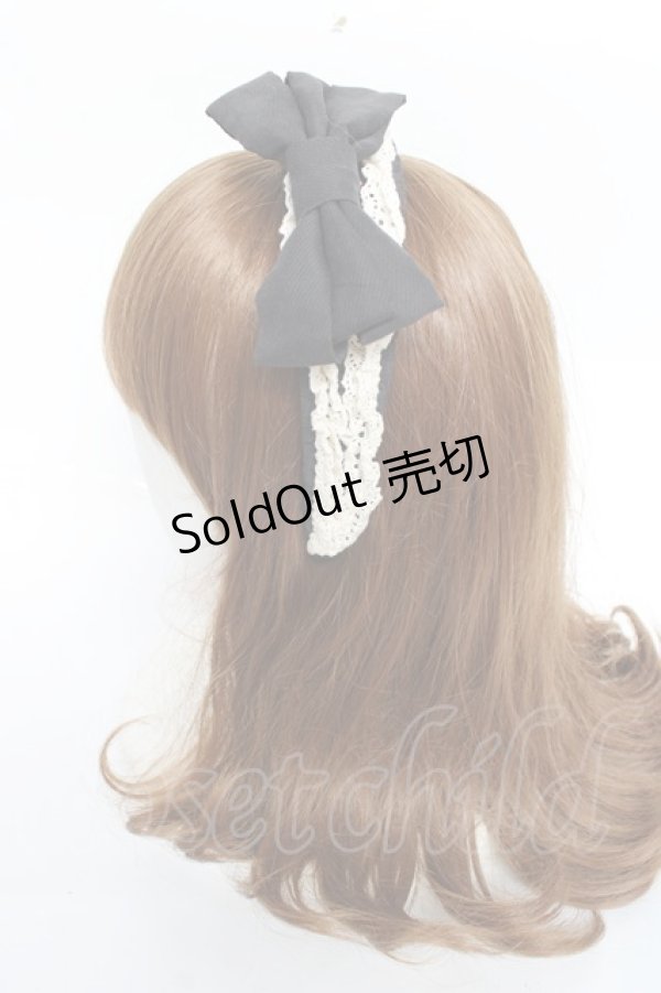 画像2: Hoshibako Works / すずらんのしおりカチューシャ  黒 Y-25-11-09-055-LO-AC-SZ-ZT487 (2)