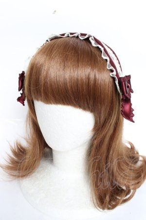 画像: Pina sweetcollection / ローズラインカチューシャ  ワイン Y-25-11-09-056-LO-AC-SZ-ZY