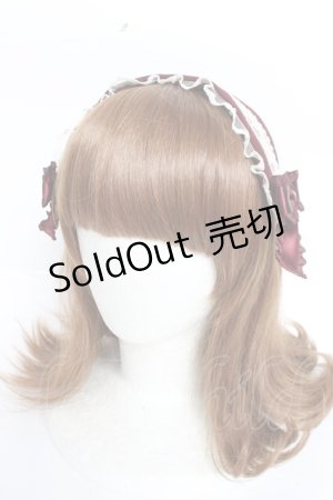 画像: Pina sweetcollection / ローズラインカチューシャ  ワイン Y-25-11-09-056-LO-AC-SZ-ZY