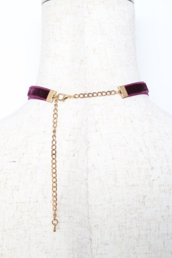 画像3: Hoshibako Works / 魔法の果実チョーカー  パープル Y-25-11-09-006-LO-AC-SZ-ZY (3)