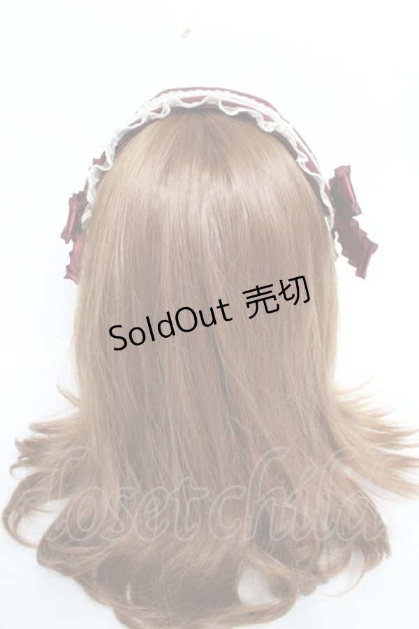 画像3: Pina sweetcollection / ローズラインカチューシャ  ワイン Y-25-11-09-056-LO-AC-SZ-ZY (3)