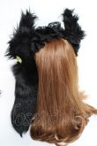 画像3: GOTHIC HOLIC / 耳しっぽカチューシャ  黒 Y-25-11-09-057-PU-AC-SZ-ZY (3)