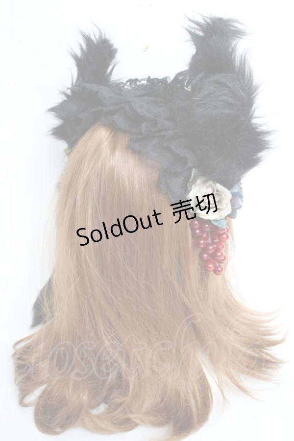 画像4: GOTHIC HOLIC / 耳しっぽカチューシャ  黒 Y-25-11-09-057-PU-AC-SZ-ZY (4)