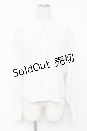 画像: Innocent World / 聖歌隊ブラウス L オフ白 Y-25-11-09-063-IW-BL-SZ-ZY