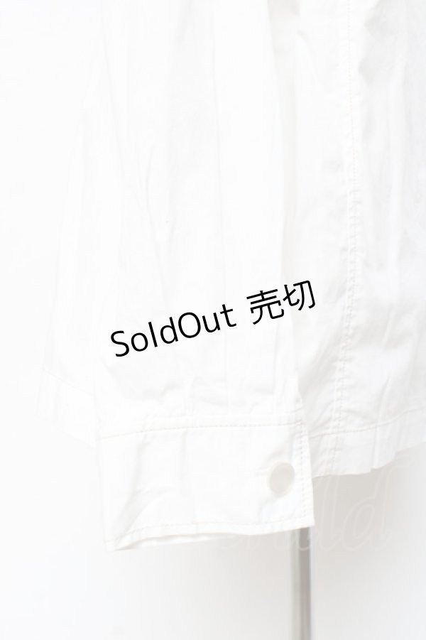 画像3: Fi.n.t / ギンガムタイ付きセーラーブラウス  白 Y-25-11-09-068-CA-BL-SZ-ZY (3)