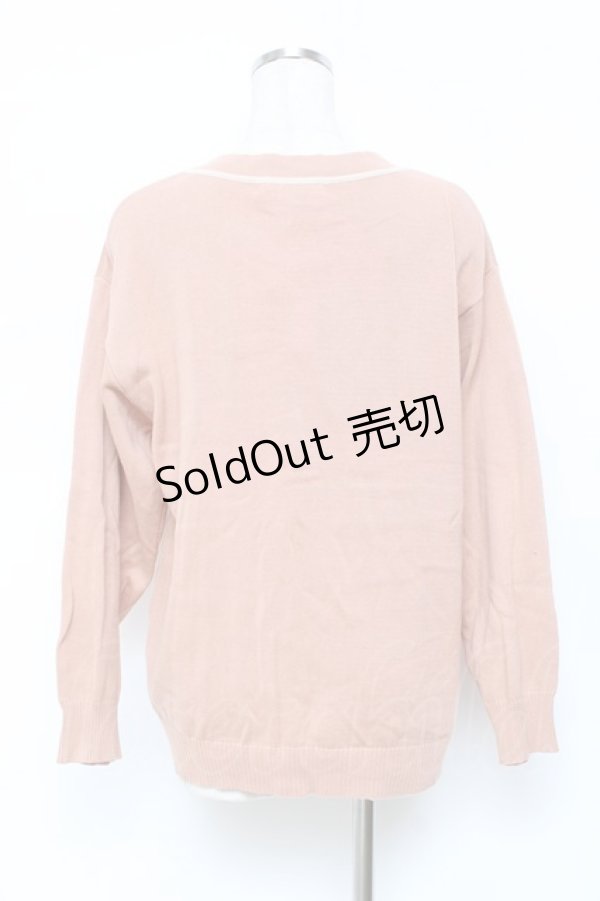 画像2: F i.n.t / ローズエンブレム釦腰丈ニットカーディガン  オレンジ Y-25-11-09-069-CA-TO-SZ-ZY (2)