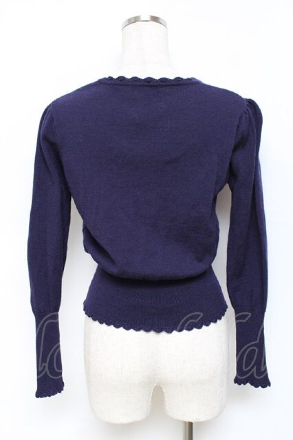 画像2: ALICE and the PIRATES / スクールカーディガン  紺 Y-25-11-09-071-PA-TO-SZ-ZY (2)