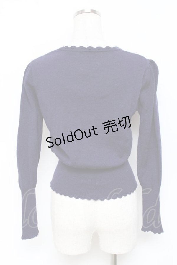 画像2: ALICE and the PIRATES / スクールカーディガン  紺 Y-25-11-09-071-PA-TO-SZ-ZY (2)