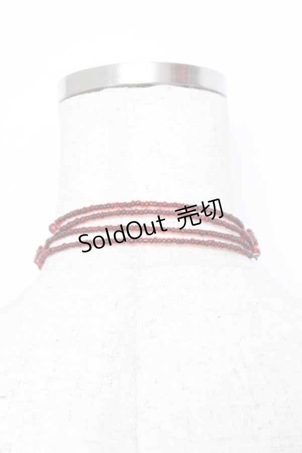 画像3: GOTH / バタフライビーズチョーカー   Y-25-11-09-008-GO-AC-SZ-ZY (3)