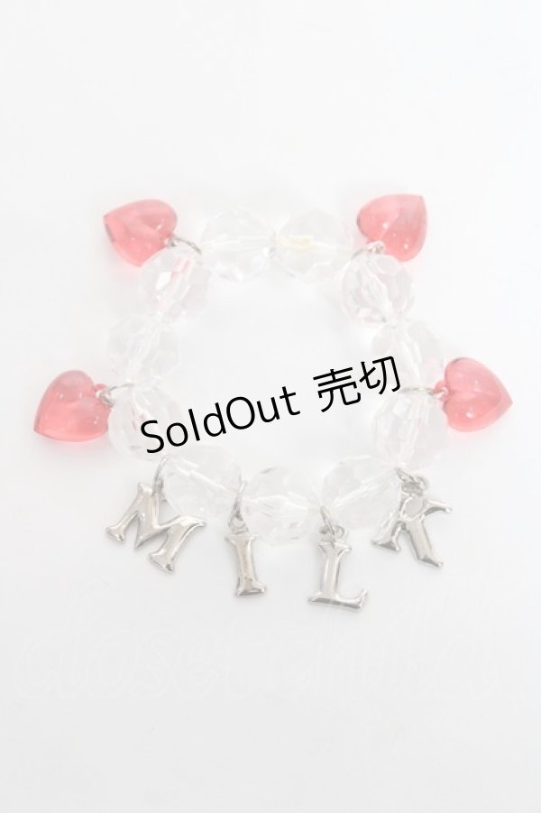 画像1: MILK / toyロゴブレス  クリア Y-25-11-09-009-ML-AC-SZ-ZY (1)