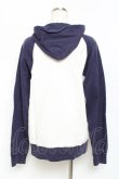 画像2: HYSTERIC GLAMOUR / Hysteric motel パーカー F 白×紺 Y-25-11-09-075-PU-TO-SZ-ZY (2)