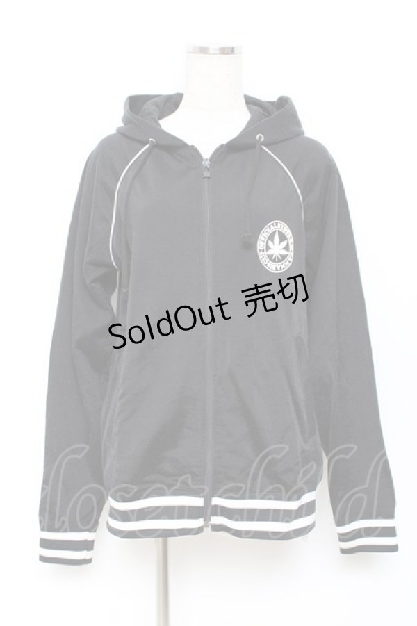 画像1: HYSTERIC GLAMOUR / ライン入りジャージブルゾン F 黒 Y-25-11-09-076-PU-JA-SZ-ZY (1)