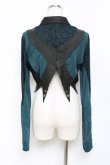 画像3: Ozz Croce / 裾袖レースショートボレロ  グリーン Y-25-11-09-079-OO-TO-SZ-ZY (3)