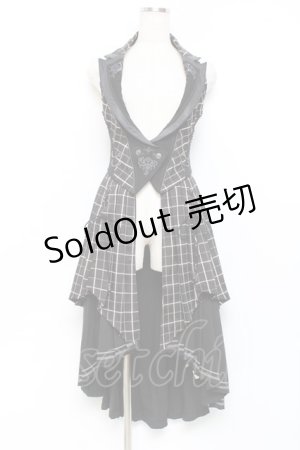 画像: OZZ ANGELO / ローズハンティングベストワンピース  黒 Y-25-11-09-083-OO-OP-AS-ZY