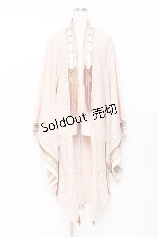 画像1: Ozz oneste / 天華夢想羽織  ピンク Y-25-11-09-086-OO-TO-AS-OS (1)