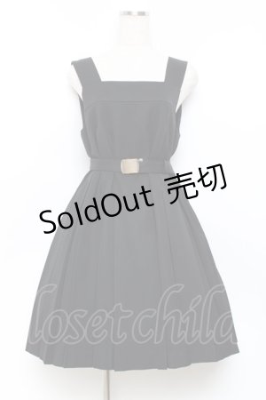 画像: Jane Marple / Hall of residenceのジャンパースカート M 黒 Y-25-11-09-090-JM-OP-SZ-ZY