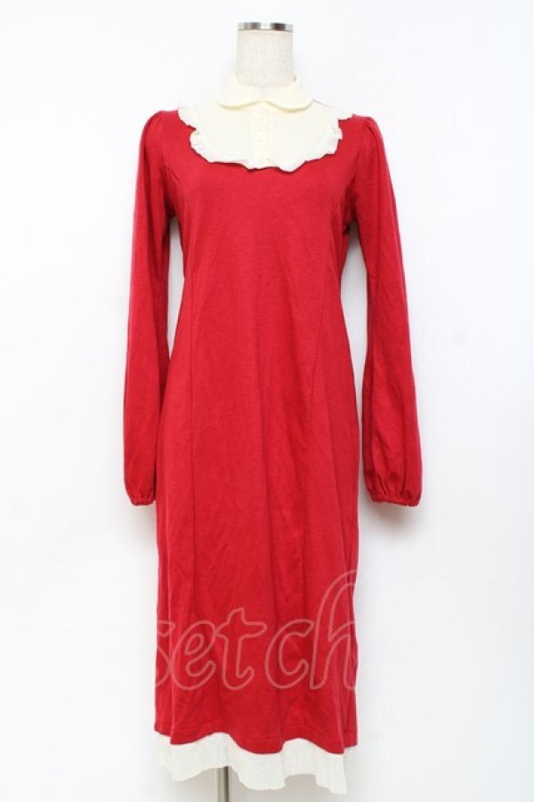 画像1: Katie / MAD HONEY ワンピース F 赤 Y-25-11-09-091-LO-OP-SZ-ZY (1)