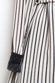 画像4: Physical Drop / レース衿ワンピース  ストライプ×白黒 Y-25-11-09-093-LO-OP-SZ-ZY (4)