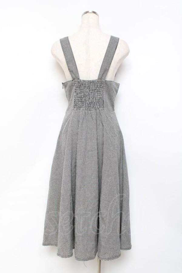 画像2: F&A / フロントレースアップコルセットワンピース  黒 Y-25-11-09-100-LO-OP-SZ-ZY (2)