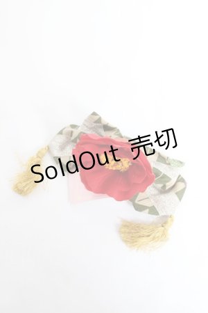 画像: metamorphose / ハイカラ小町リボンバレッタ  グリーン Y-25-11-09-014-ME-AC-SZ-ZY