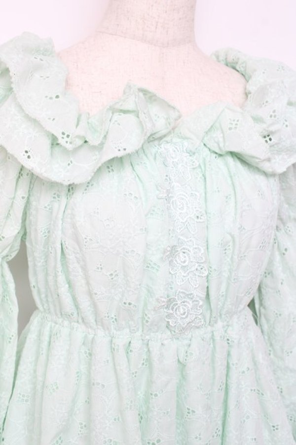 画像4: ATELIER PIERROT / Josephine Dress  ミント Y-25-11-09-109-EL-OP-SZ-ZY (4)