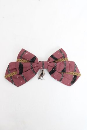 画像: metamorphose / Dark night guardianリボクリップ  ワイン Y-25-11-09-015-ME-AC-SZ-ZY