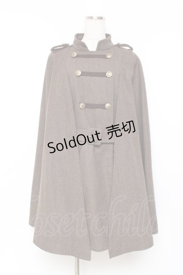 画像1: axes femme / ナポレオンマント風コート  ブラウン Y-25-11-09-111-AX-CO-SZ-ZY (1)