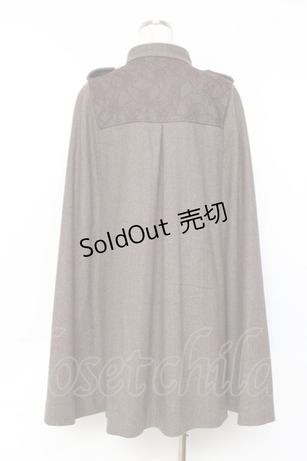 画像2: axes femme / ナポレオンマント風コート  ブラウン Y-25-11-09-111-AX-CO-SZ-ZY (2)