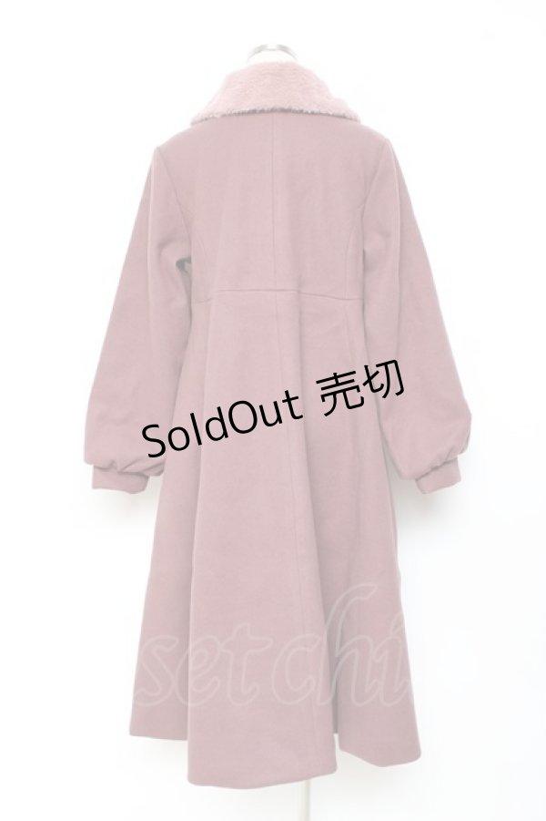 画像2: m petit by misako / ロングコート  ピンク Y-25-11-09-112-LO-CO-SZ-ZY (2)