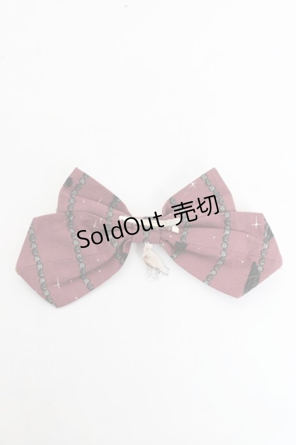 画像2: metamorphose / Dark night guardianリボクリップ  ワイン Y-25-11-09-015-ME-AC-SZ-ZY (2)