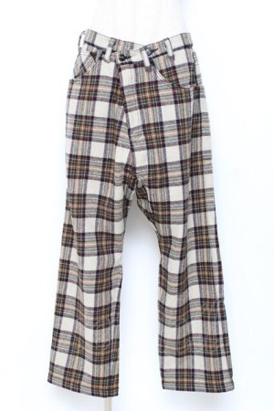 画像: RNA / チェックストレートパンツ  オフ Y-25-11-09-121-PU-PA-AS-ZY