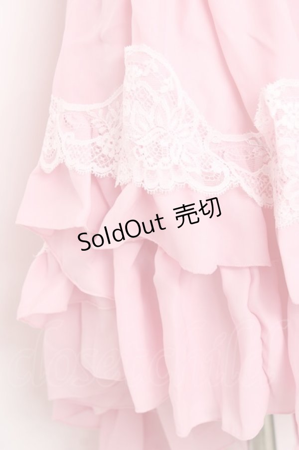 画像4: MARBLE / 前短後長スカート  ピンク Y-25-11-09-124-GO-SK-SZ-ZY (4)