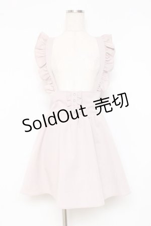 画像: Ank Rouge / フリルサス付きスカート M ピンク Y-25-11-09-130-CA-SK-SZ-ZY