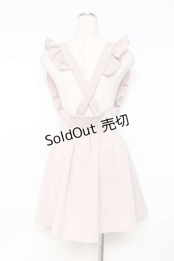 画像2: Ank Rouge / フリルサス付きスカート M ピンク Y-25-11-09-130-CA-SK-SZ-ZY (2)