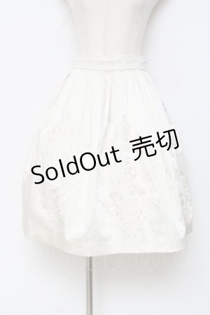 画像: Sheglit / embroidery"スカート"  黒 Y-25-11-09-137-EL-SK-AS-ZY